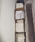 初中三年的废纸和试卷资料，4大箱，每箱大概17-18斤